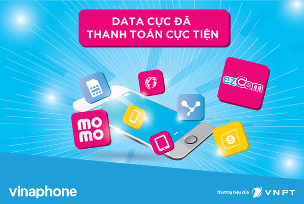 lướt web với các gói cước ezCom 4G VinaPhone thanh toán tiện lợi