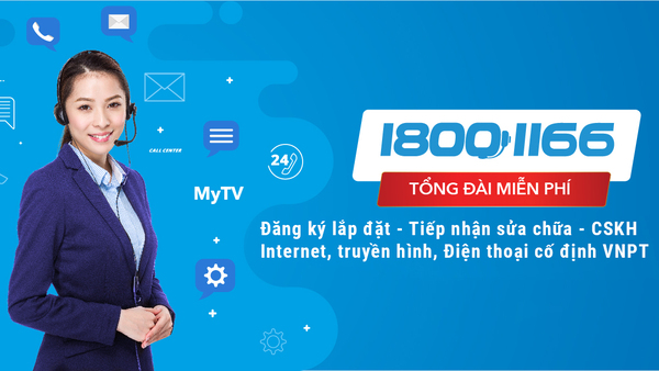 Tổng đài 1800 1166 phục vụ miễn phí 24/7 