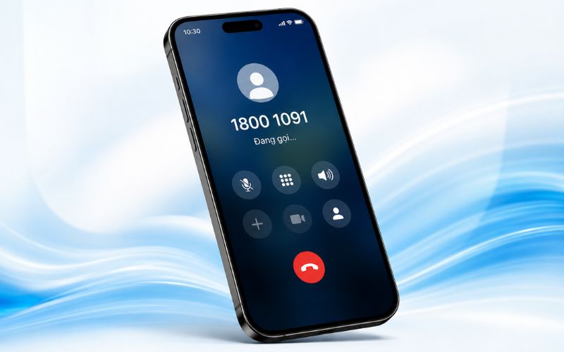 Tra cước điện thoại VinaPhone qua tổng đài hỗ trợ khách hàng 18001091