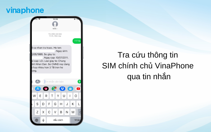 Tra cứu thông tin thuê bao vinaphone