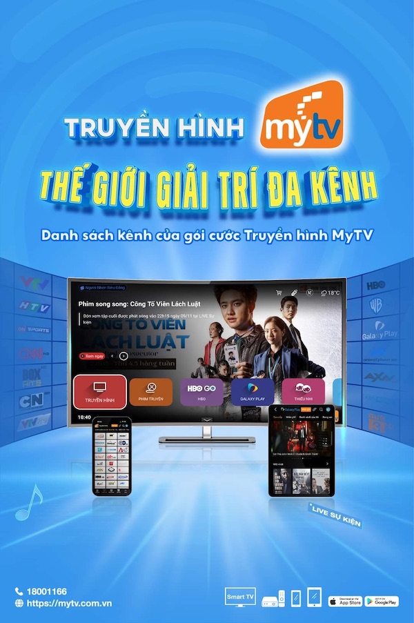 Truyền hình MyTV mang tới thế giới giải trí đa kênh cho người dùng