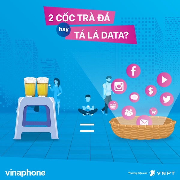  5.000 đồng/ngày có ngay 1GB từ VinaPhone