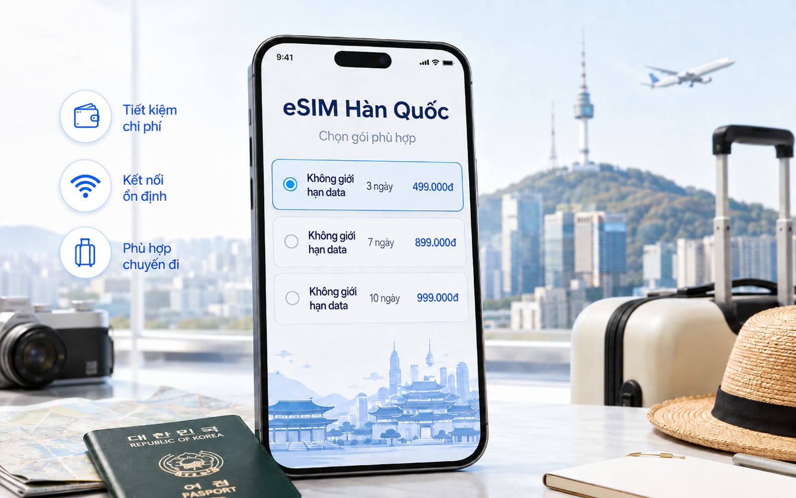eSIM giúp tối ưu chi phí và duy trì kết nối Internet trong hành trình du lịch hoặc công tác