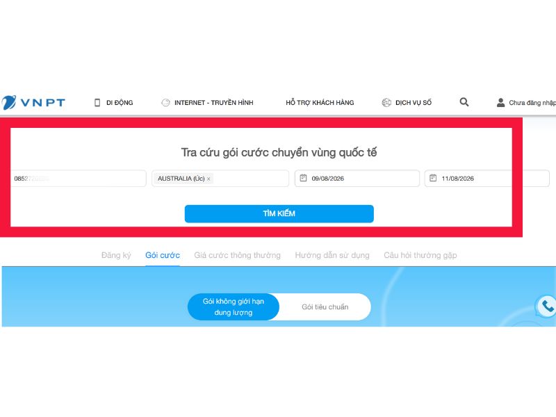 Nhập thông tin chuyến đi