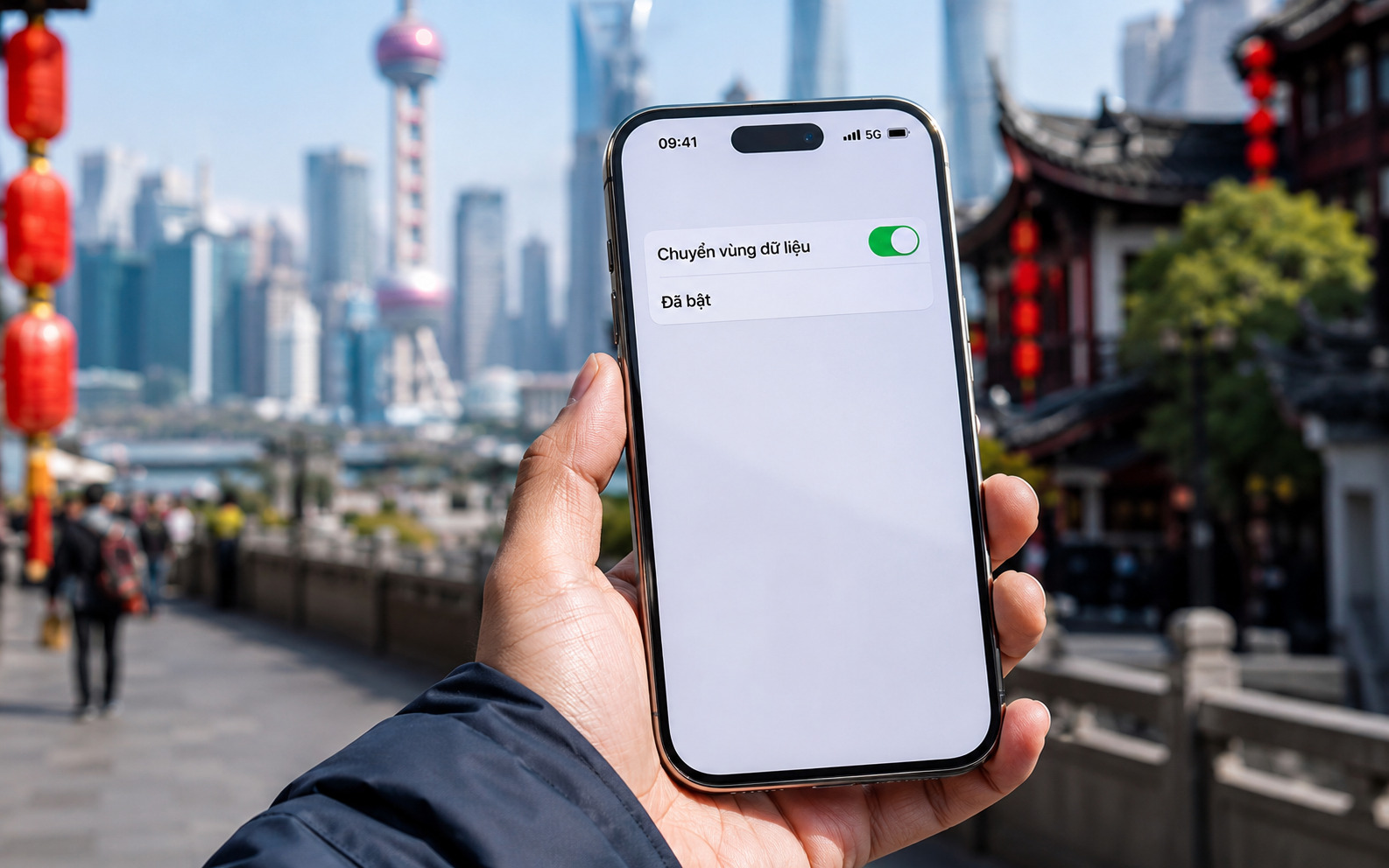 Dịch vụ Data Roaming VinaPhone giúp khách hàng truy cập Internet tại Trung Quốc mà không cần thay SIM nội địa